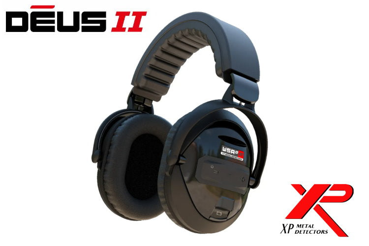 Metalldetektor XP DEUS II mit Funkkopfhörer WSA XL ST und MI-6 Pinpointer
