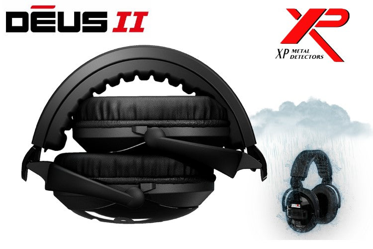 XP WSA2 XL Funkkopfhörer für DEUS 2 Metalldetektor zusammengekappt