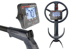 Metalldetektor XP Icon mit 28cm Suchspule Display, Rückansicht & Teleskopstange