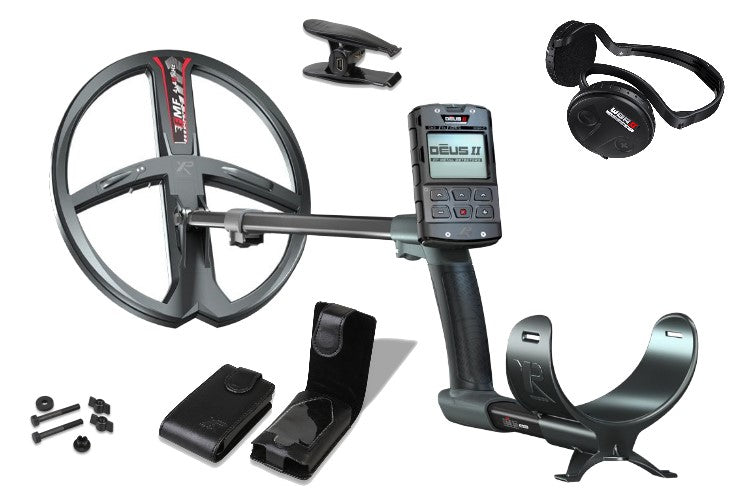 Metalldetektor XP DEUS II Komplettset mit Funkkopfhörer WSA2 und 34cm Spule