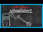 Metalldetektor XP DEUS X35 28cm Spule und MI-6 Pinpointer