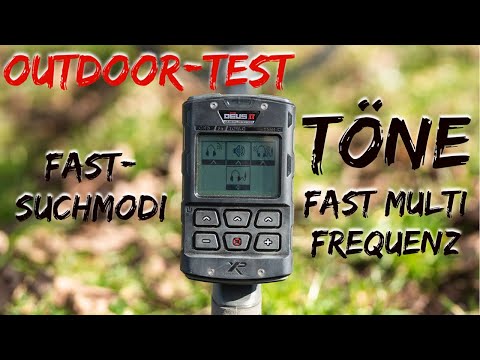 Metalldetektor XP DEUS II mit Funkkopfhörer WSA ST und MI-6 Pinpointer